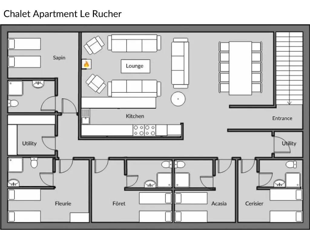 Appartement Ruttenets - Hyper Centre Morzine 0*,